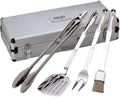 All-Clad Stainless Steel 5-Piece BBQ Tools Set with Case by Unknown