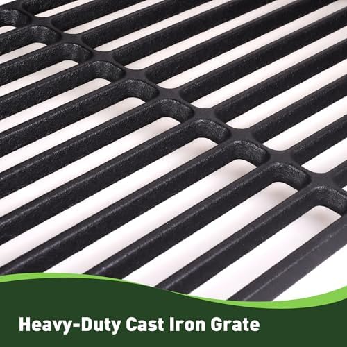 Grill Grate for Brand-Man Hoss Series - 2 Cast Iron Grate & 3 Flame Tamer - Image 2