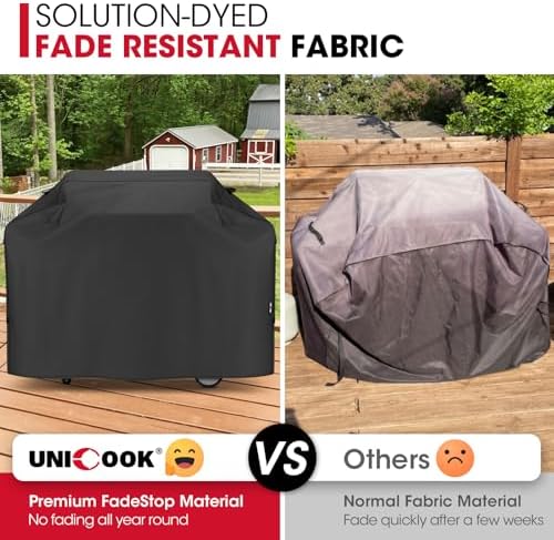 Unicook Grill Cover Heavy-Duty Waterproof UV Resistant, 82 in. Oversized - Image 4