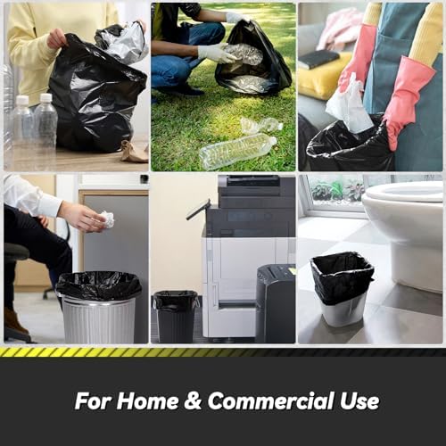 Wowflash 100 Count 17 Micron Extra Heavy Duty 4 Gallon Trash Bags - Image 7