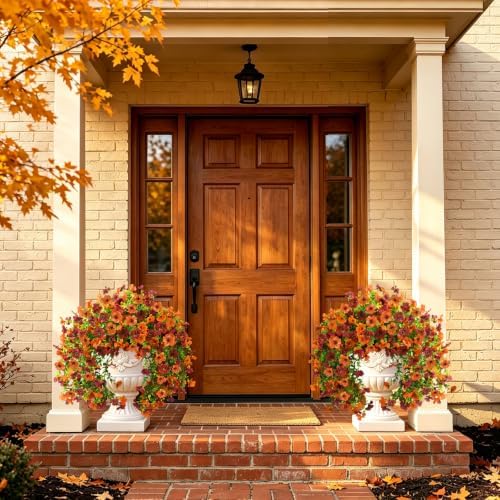 ZFProcess Artificial Fall Fake Flowers for Outdoor Fall Decoration - Image 5
