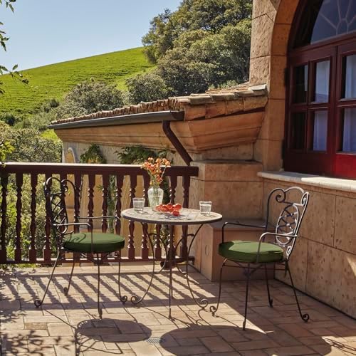 Classic Accessories Montlake FadeSafe Water-Resistant 23 x 20 x 4 Inch Outdoor Chair Cushion, Heather Fern Green, Outdoor Chair Cushions, Patio Chair Cushions, Patio Cushions - Image 5