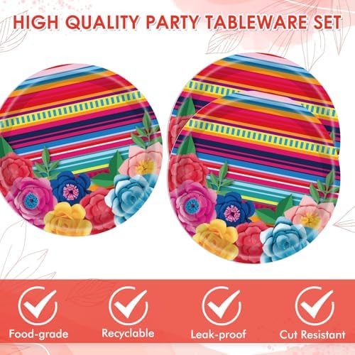 Mexican Fiesta Party Tableware Supplies Set - Image 3