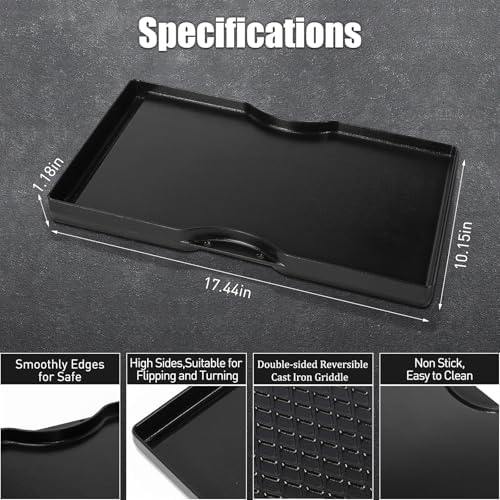 17.5 Inch Grill Griddle for Weber Spirit 200 Series - Image 3