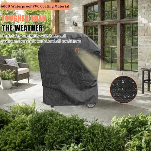 Grill Cover for Charbroil Bistro Pro Electric Grill, Waterproof Outdoor Griddle Cover for Char Broil Bistro Pro Grill Model 25302145 25302146 25302148 25302161 CB1250073P4 Gas Grill Accessories - Image 5