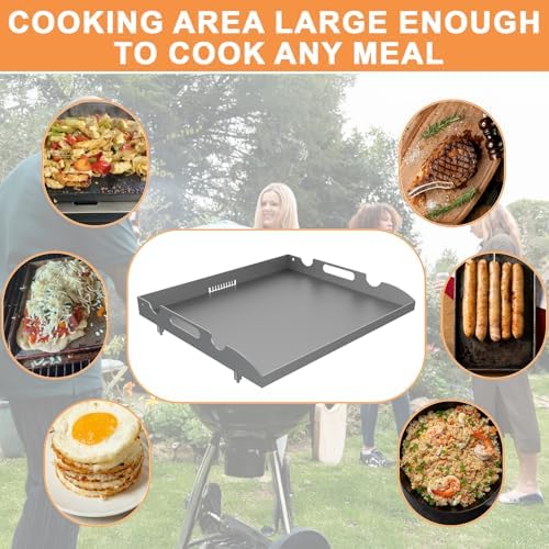 Griddle Top Replacement for Blackstone 17" Flat Top Grill w/Rear Grease - Image 6