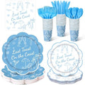 Zubebe 175 Pcs Beach Bachelorette Party Tableware Set Plates Cups Napkins by Zubebe