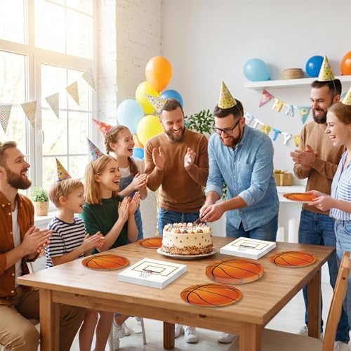 40PCS Basketball Plates and Napkins Party Decorations Supplies - Image 6