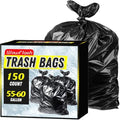 Wowflash 150 Count 55-60 Gallon Trash Bags by Wowflash