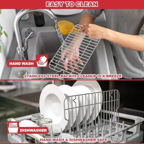 Grill Cooking Pot and Combo Crisper Basket & Rack for Ninja Foodi FG551 DG551 DG651 Smart XL Indoor Grill, Non-Stick Air Frying Accessories for Ninja Foodi Series - Image 6