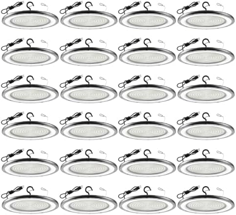 AIKVSXER 24Pack UFO LED High Bay Lights, 400W Shop Lights, 60000LM, 6000K by AIKVSXER