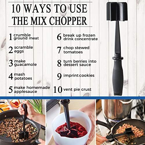 2 Pack Meat Chopper Ground Beef Masher Tool for Hamburger - Image 2