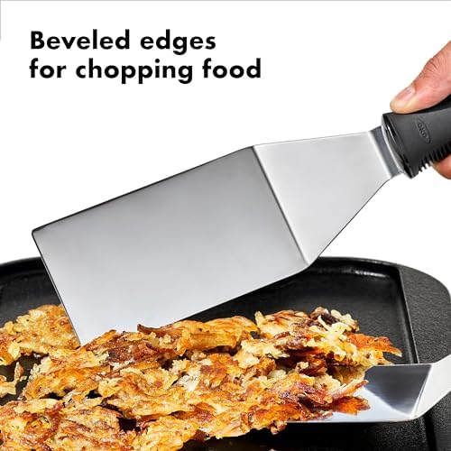 OXO Good Grips Restaurant Turner, Stainless Steel Metal Spatula - Image 2