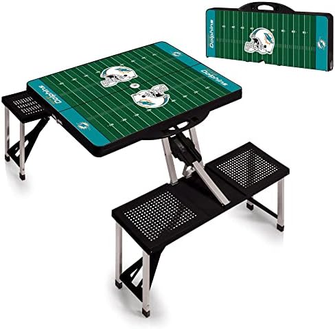 Picnic TIME NFL Football Field Folding Picnic Table, Camping Table, Outdoor Table with Umbrella Hole - Image 4