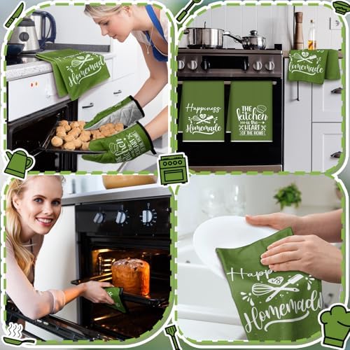 Sratte 6 Pcs Kitchen Decor Accessories Set, Kitchen, Avocado Green - Image 5