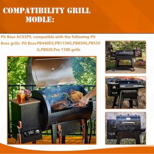 Control Board for Pit Boss Pellet Grill， for Pit Boss PB440D2/PB1150G etc Grill,with W/LCD Display Adjustable Temperature Size - Image 2