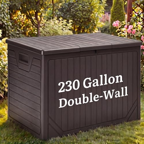 YITAHOME 230 Gallon Extra Large Outdoor Storage Box by YITAHOME