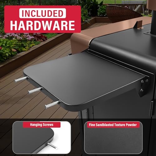 Utheer Folding Front Shelf for Pit Boss PBV4NX Smoker, BBQ Prep Table - Image 7