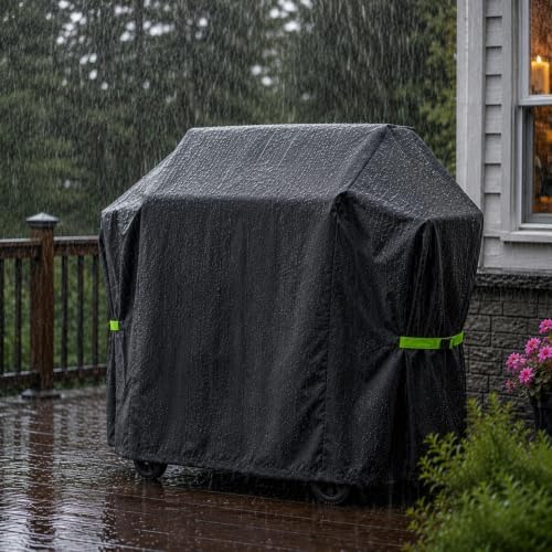 Heavy Duty Waterproof 58" Grill Cover for Outdoor Grill - Image 3