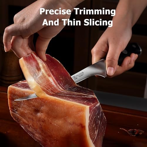 PAUDIN Fillet Knife, 7" Flexible Boning Knives with G10 Handle, Dishwasher Safe High Carbon German Steel Fish Knife for Meat Trimming, Deboning & Skinning,Professional Holiday BBQ Cooking Gift for Men - Image 5