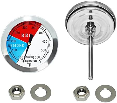 2 Inch BBQ Thermometer Gauge 2 Pack Smoker Temperature Gauge for Grill Pit - Image 4