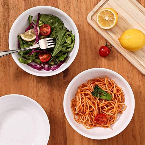 TP 18-Piece Melamine Dinnerware Sets, Service for 6, White - Image 3
