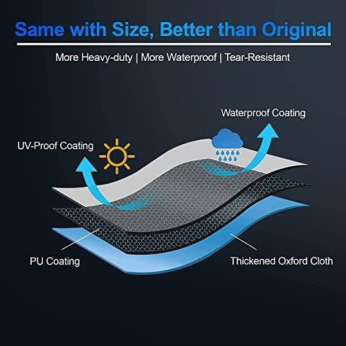 Comnova Charcoal Kettle Grill Cover - 7153 BBQ Cover for Weber 26 Inch Original Kettle, Heavy Duty & Waterproof Cover for 26 Inch Weber, Cuisinart and Char-Griller Grills - Image 4