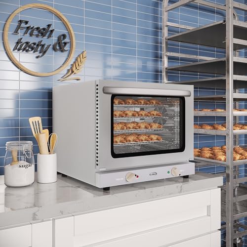 KoolMore 23 in. Countertop Convection Oven for Half-Size Pans with 4 Racks and 2800W of Power in Stainless-Steel - 208/240V, 2.3 cu. ft. ETL Listed (KM-CTCO220-23) - Image 5