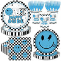 250Pcs One Happy Dude 1st Birthday Party Decorations,Serves 50 by Greencian