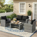 Wisteria Lane Patio Furniture Set, Wicker Outdoor Furniture for All Weather by WisteriaLane