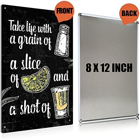 BEASTZHENG Funny Bar Kitchen Metal Tin Sign Wall Decor Vintage Bar Quote Tin Sign for Home Bar Man Cave Decor Gifts - Image 2