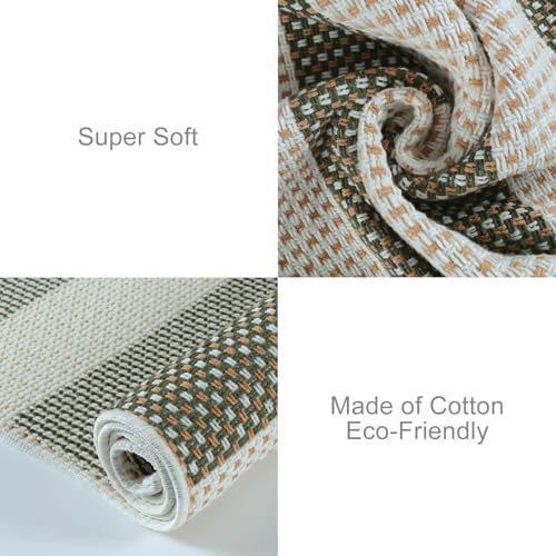 Striped Rug 24"x51" Fall Front Door Mat Outdoor Doormat Outside Porch Decor - Image 6