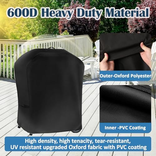 Cover for Charbroil Bistro Pro Electric Grill & Griddle with Handle, Straps - Image 4