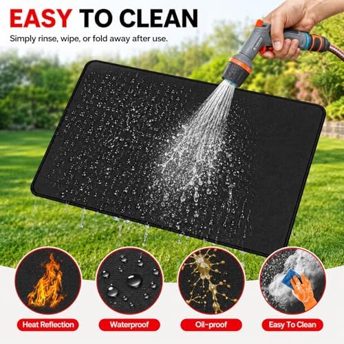 48x36 in Under Grill Mat with Storage Bag - Image 6