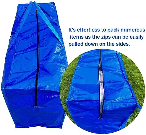66 Gallon Extra Large Storage Bags, Huge Moving Bags Heavy Duty with Zipper - Image 5