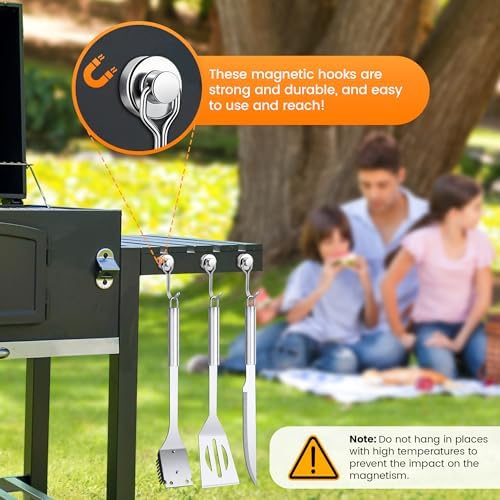 BBQ Accessories Grill Tools Set,Stainless Steel Barbecue Grill Accessories - Image 3