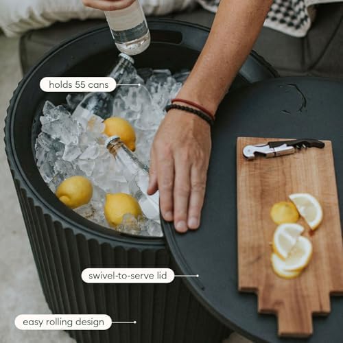Veradek Cooler Side Table - Outdoor Cooler Table and Ice Chest - Image 6