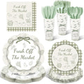 Zubebe Fresh Off the Market Disposable Tableware Set Serves 25 Guests by Zubebe