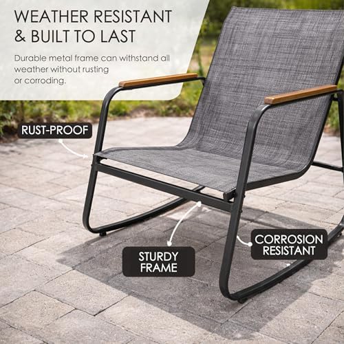 Kozyard 4-Piece Outdoor Patio Furniture Set with Textilene Chairs - Image 4