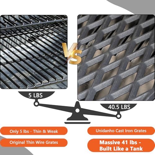Grill Grates for Traeger Pro 34 Series Eastwood Texas Elite Cast Iron Cooking Grate Grid BAC367 HDW194 Rack BBQ Replacement Parts Wood Pellet Smoker Accessories - Image 6