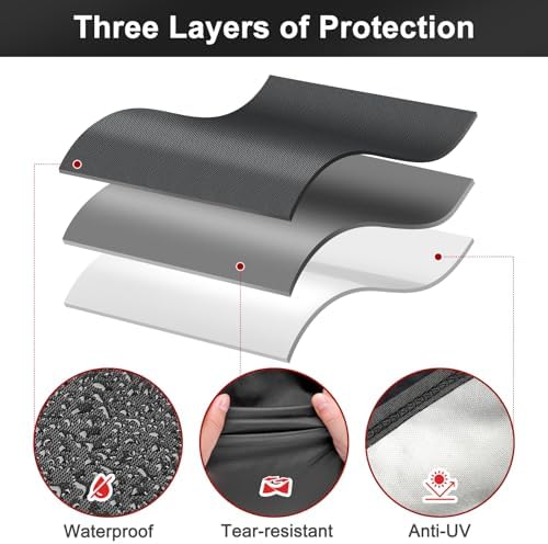 LBTING Grill Cover, 40-inch Heavy Duty Waterproof BBQ Gas Grill Cover - Image 4