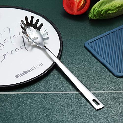 Spaghetti Spoon, Berglander Pasta Server, Stainless Steel Pasta Spoon, Pasta Fork, Noddle Fork, Heat Resistant, Dishwasher Safe, Easy to Clean - Image 3