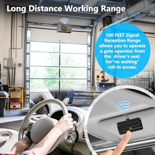 for Liftmaster 811LMX Gate Remote and for Liftmaster 850LM Gate and Garage Door Opener Receiver, 811LMX Remote Works with 850LM Receiver, Compatible with Most Gate and Commercial Door Operators - Image 7