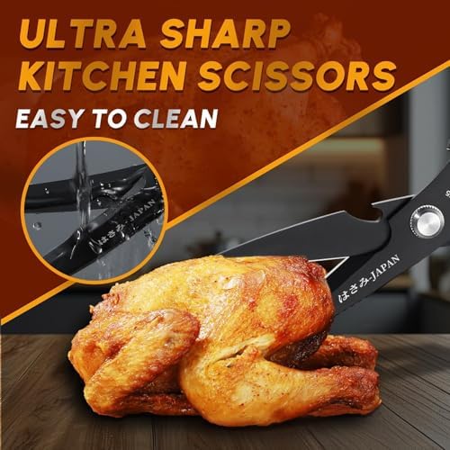 Huusk Kitchen Scissors All Purpose, Heavy Duty Kitchen Shears Set - Image 2