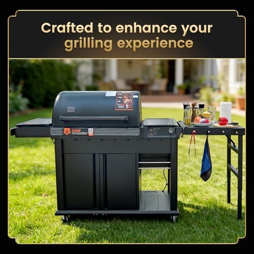 QuliMetal Foldable Side Shelf for Traeger Woodridge,Woodridge Pro/Elite - Image 5