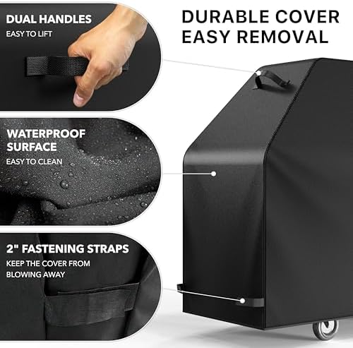 Simple Houseware 64 in. Heavy-Duty BBQ Gas Grill Cover, Waterproof - Image 5