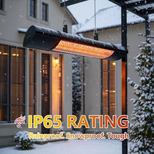 Electric Outdoor Heater, Infrared Patio Heater for Outdoor/Indoor Use - Image 5
