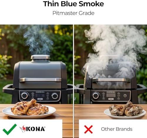 Kona Premium Blend Smoker Pellets, Intended for Ninja Woodfire Outdoor Grill, 16 lb Resealable Bag - Image 7