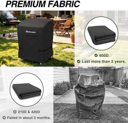 Porch Shield Waterproof Outdoor BBQ Grill Cover 32 inch, Black - Image 5