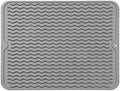 MicoYang Silicone Dish Drying Mat, Grey, 16"×12" by MicoYang